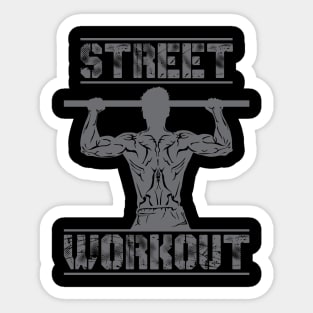 Street Workout Motivation Sticker